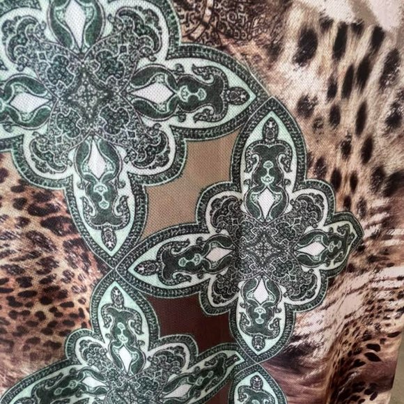 NWT Save The Faith Animal Medallion Long Reversible Skirt/Dress - Picture 12 of 12